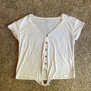White crop top